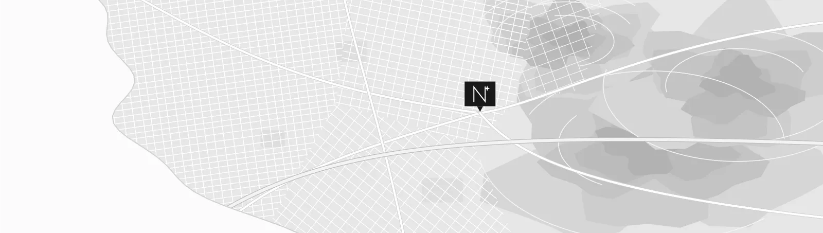 Carte situant le bureau de Northlight Studio